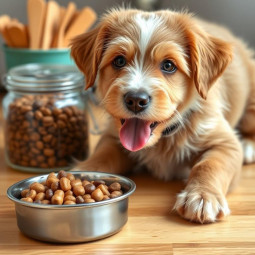'Готовый корм для щенка: как выбрать, кормить и не допустить ошибок
