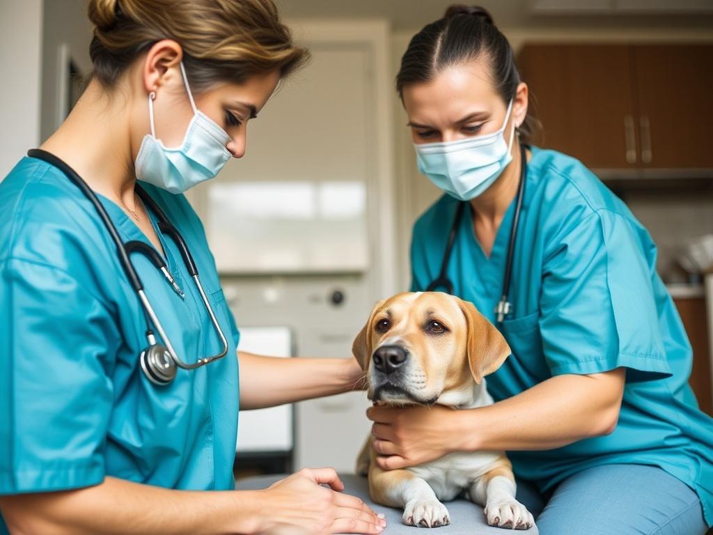 Veterinarian home visitфото